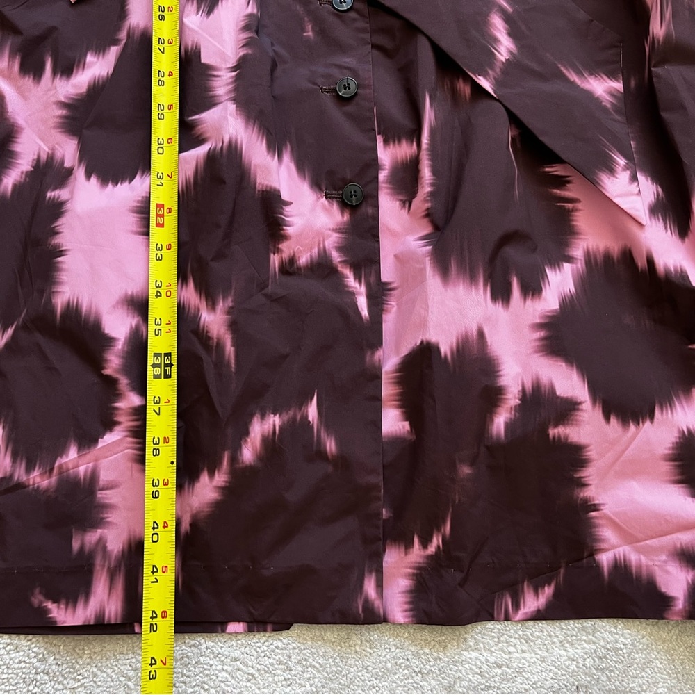 PSOPHIA NWT Printed Taffeta Long Dress - Chestnut Size XS Chic Sophisticated - Picture 8 of 9